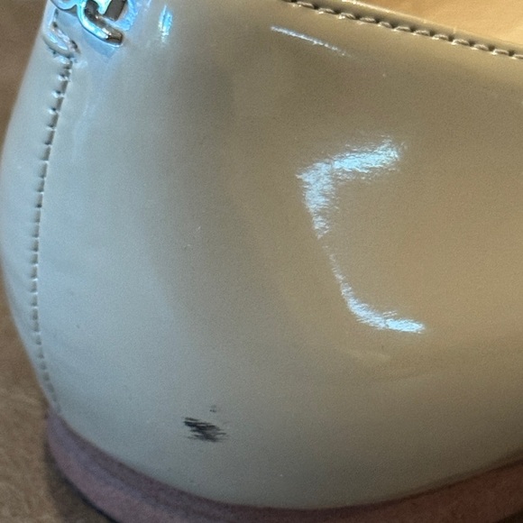 Sam Edelman Savannah Beige Studded Skimmer Pointed Toe Flats Size 7.5 - Picture 14 of 15